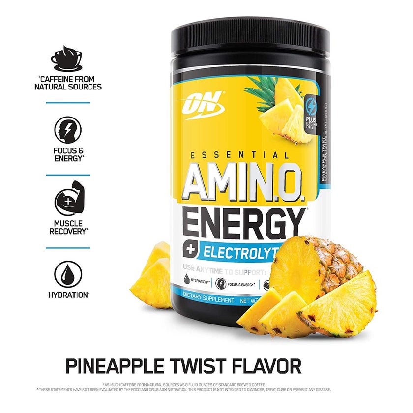 Optimum Nutrition Essential Amino Energy Electrolytes Pineapple 285g 30 Servings