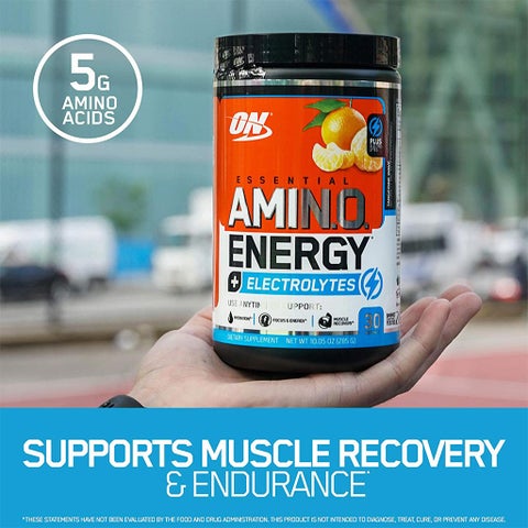 Optimum Nutrition Essential Amino Energy Electrolytes Tangerine 285g 30 Servings