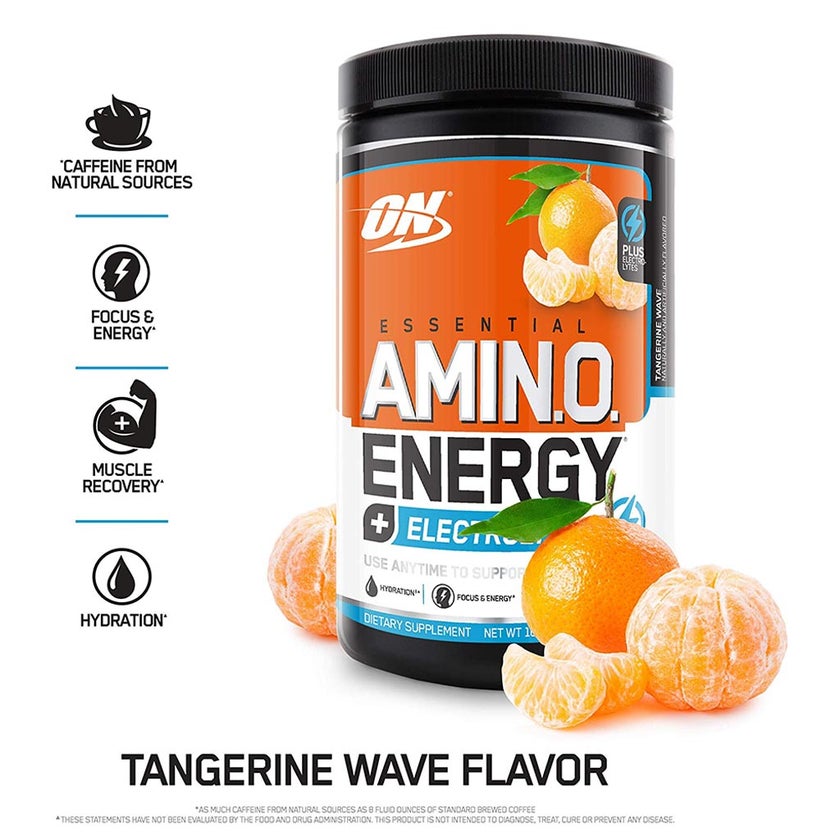 Optimum Nutrition Essential Amino Energy Electrolytes Tangerine 285g 30 Servings