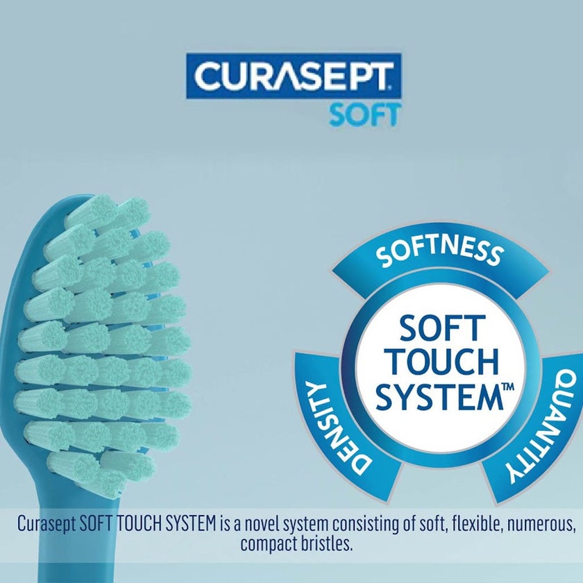 Curasept Medical Classic Blue Soft Toothbrush