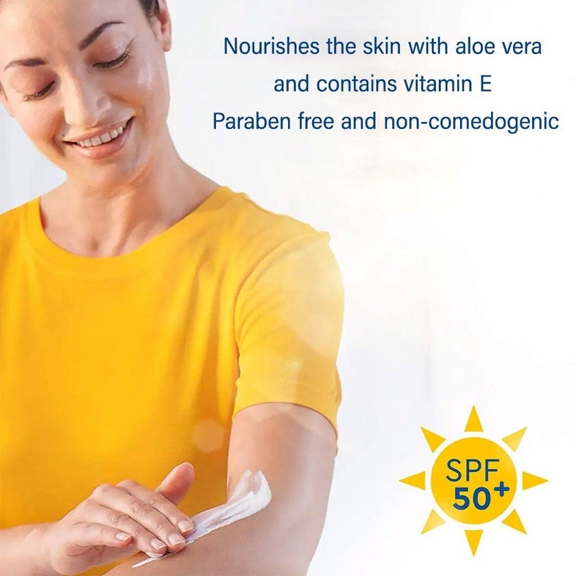 Cetaphil Sun Liposomal Lotion SPF 50+ Moisturizing Sunscreen For Face & Body With Sensitive Skin, Unscented, 50ml