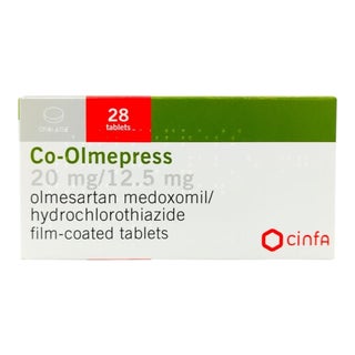Co-Olmepress 20mg/12.5mg Tablets, Pack of 28's