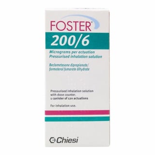 Foster 200mg/6mcg Inhaler 120 Puffs