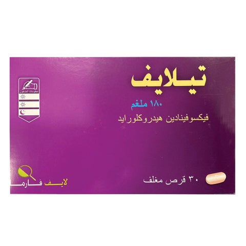 Telife 180mg Tablets, Pack of 30's