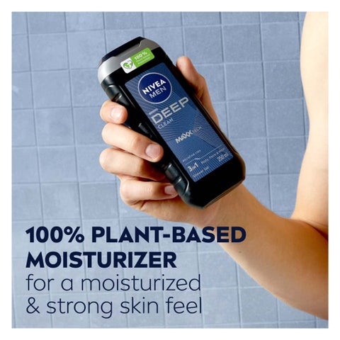 Nivea Men Deep Clean Maxx Tech 3 in 1 Face, Body & Hair Shower Gel 250ml