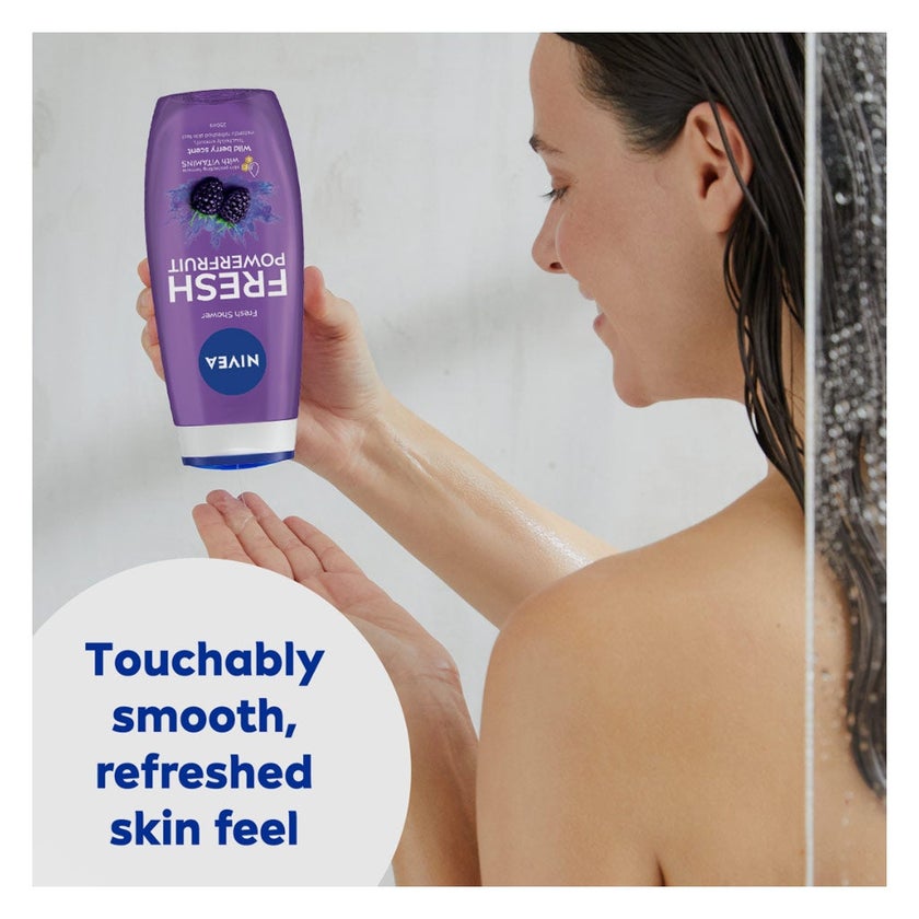 Nivea Fresh Powerfruit Blueberry Scented Shower Gel 250ml
