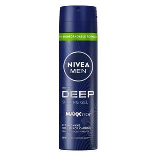 Nivea Men Deep Antibacterial Black Carbon Shaving Gel 200ml