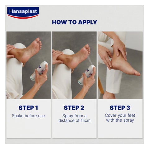 Hansaplast 2-in-1 Deo Foot Protection Spray 150ml