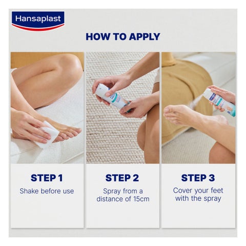 Hansaplast 2-in-1 Deo Foot Protection Spray 150ml