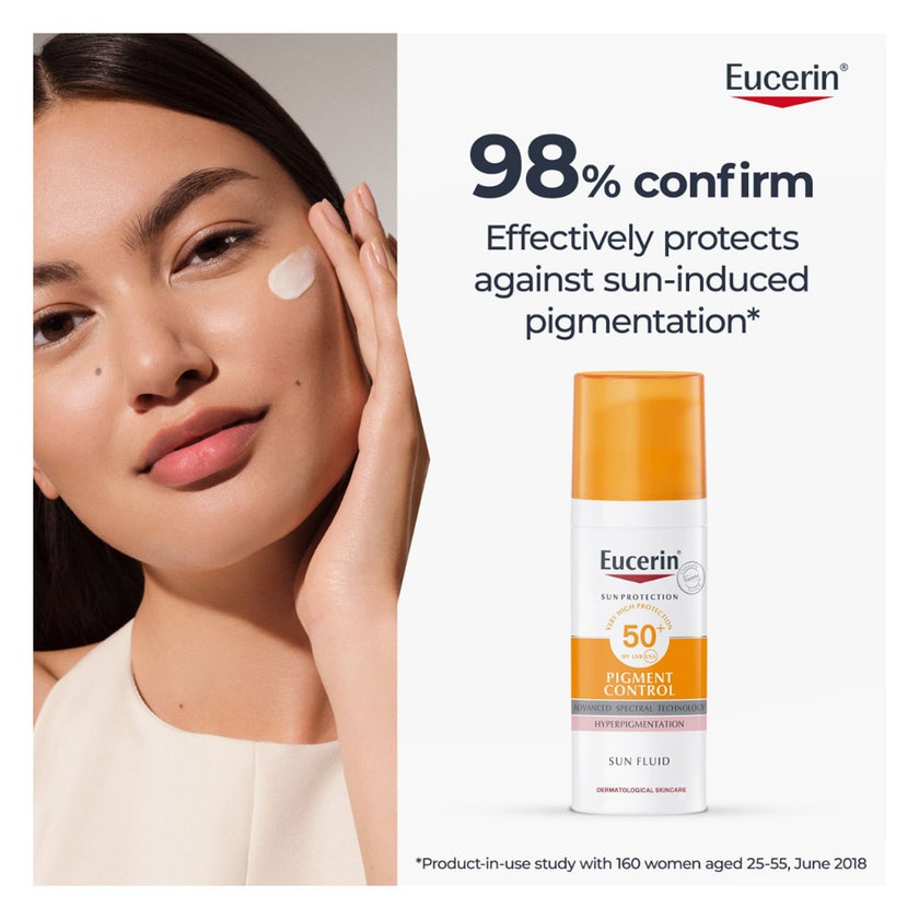 Eucerin Pigment Control SPF50+ Sun Fluid For Uneven Skin Tone 50ml