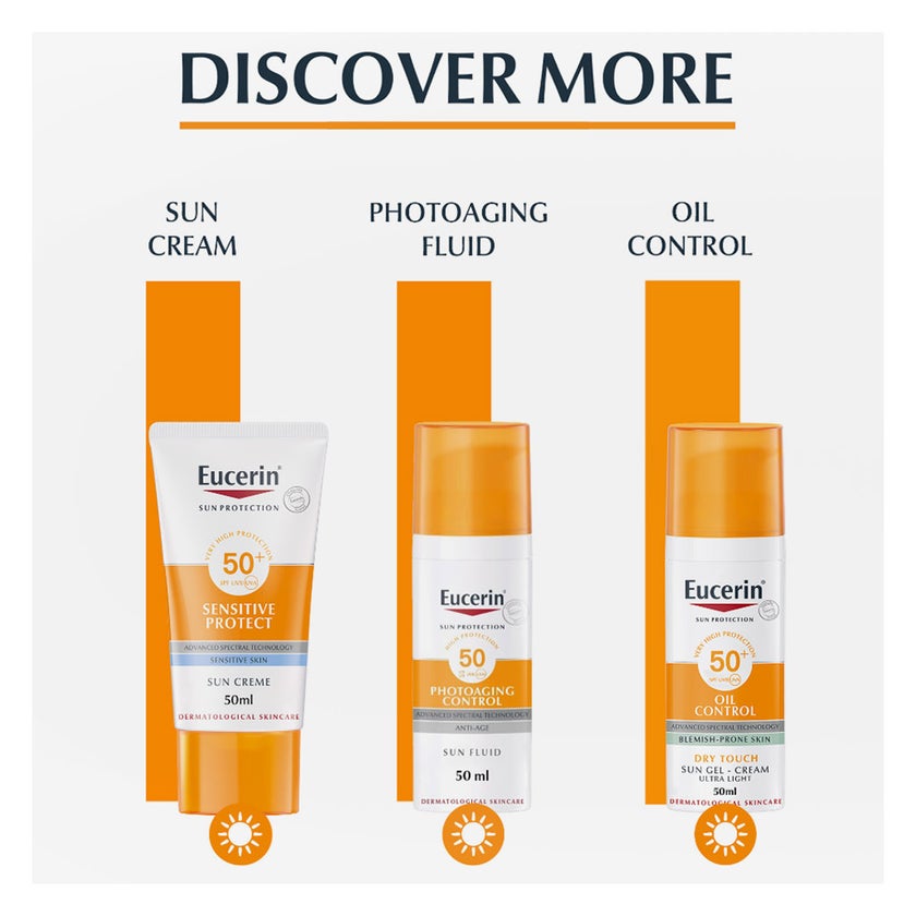 Eucerin Pigment Control SPF50+ Sun Fluid For Uneven Skin Tone 50ml