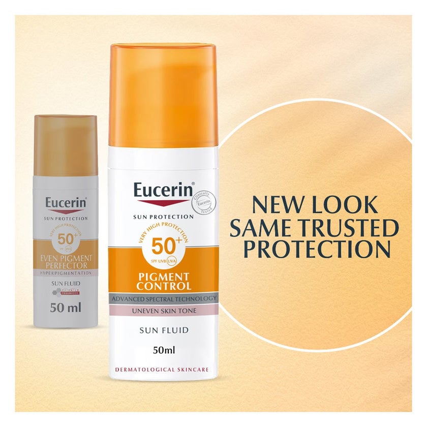 Eucerin Pigment Control SPF50+ Sun Fluid For Uneven Skin Tone 50ml
