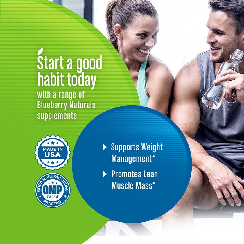 Blueberry Naturals CLA 1000mg Softgels For Weight Management, Pack of 90's