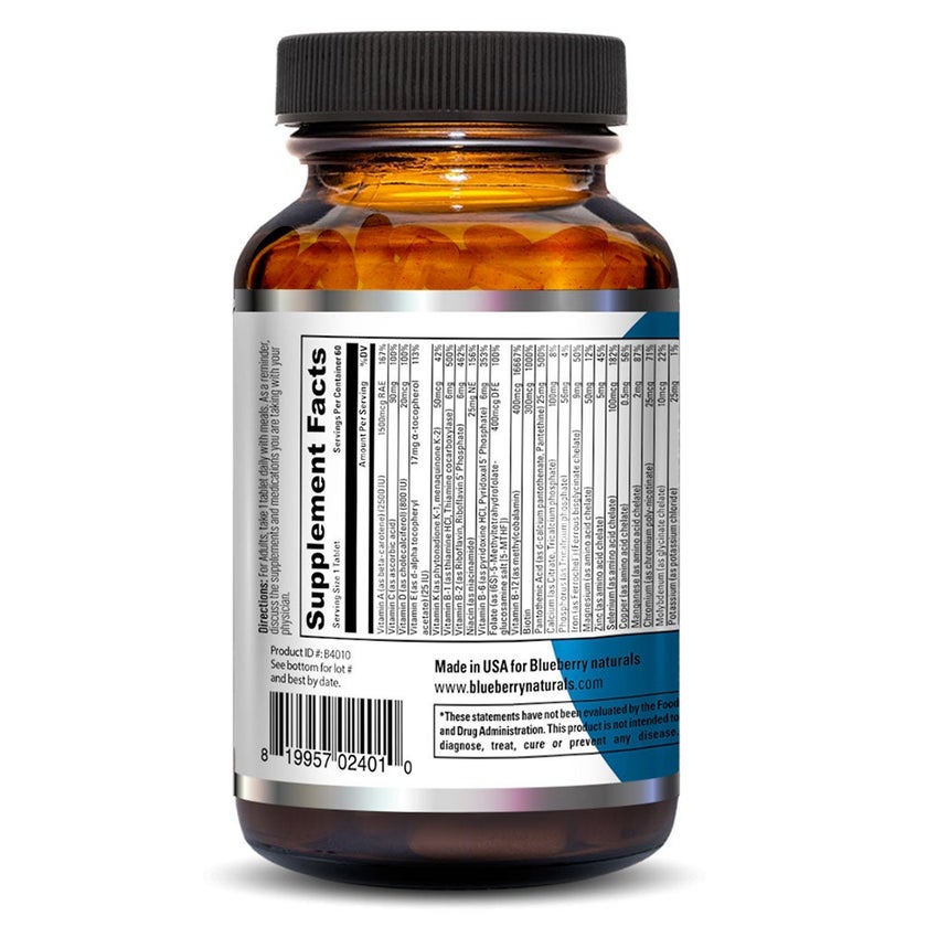 Blueberry Naturals One Daily Women Tablets, Pack of 60's