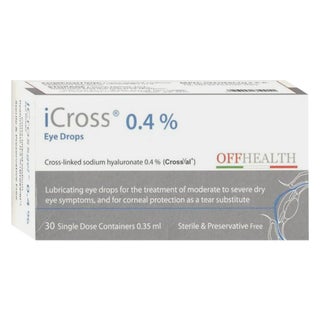 Icross Gel 0.4% Eye Drops 0.35ml, Pack of 30's