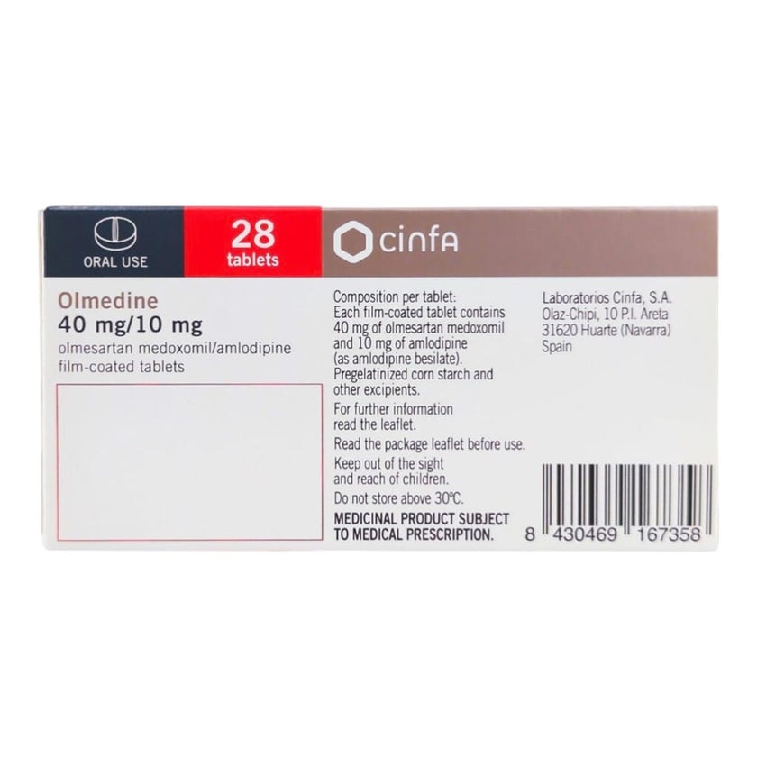 Olmedine 40mg/10mg Tablets, Pack of 28's