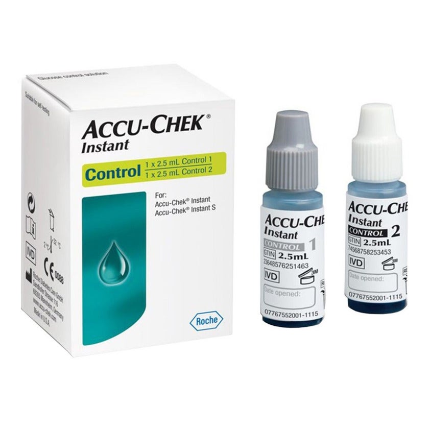 Accu-Chek Instant Blood Sugar Control 1 & 2 Solution 2.5ml