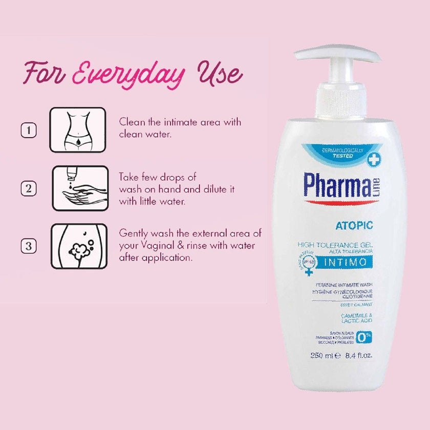 PharmaLine Atopic Feminine Intimate Wash 250ml