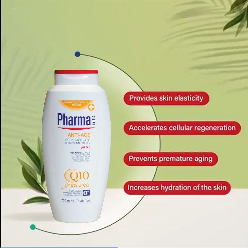 PharmaLine Anti-Age Dermatologic Shower Gel 750ml