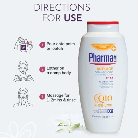 PharmaLine Anti-Age Dermatologic Shower Gel 750ml