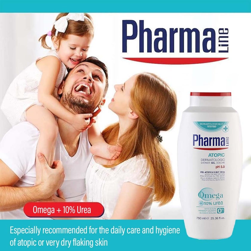 PharmaLine Atopic Dermatologic Shower Gel 750ml