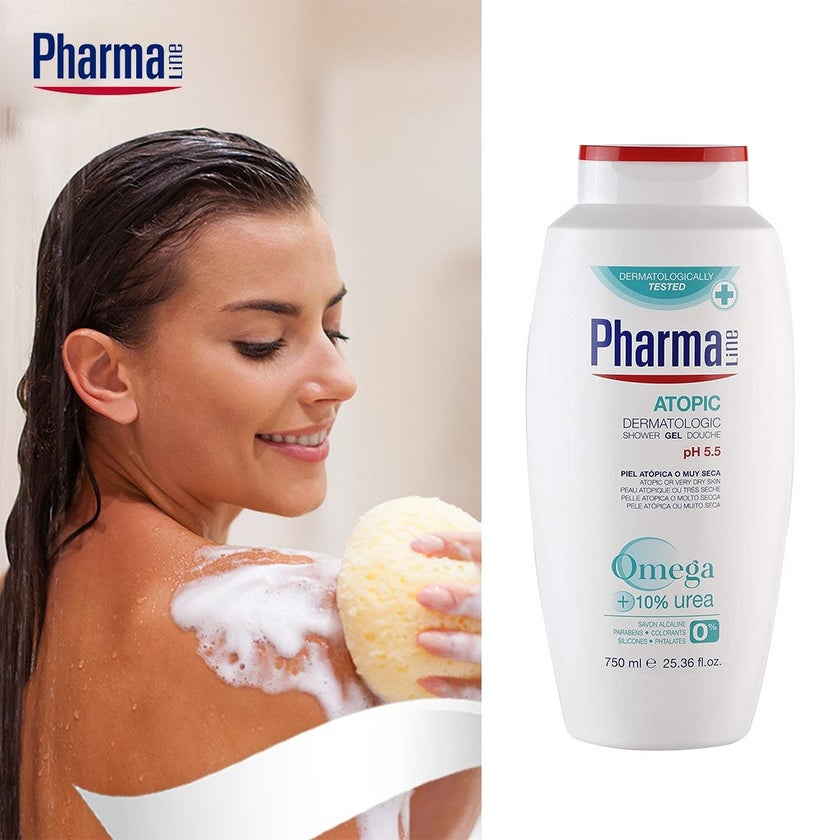 PharmaLine Atopic Dermatologic Shower Gel 250ml