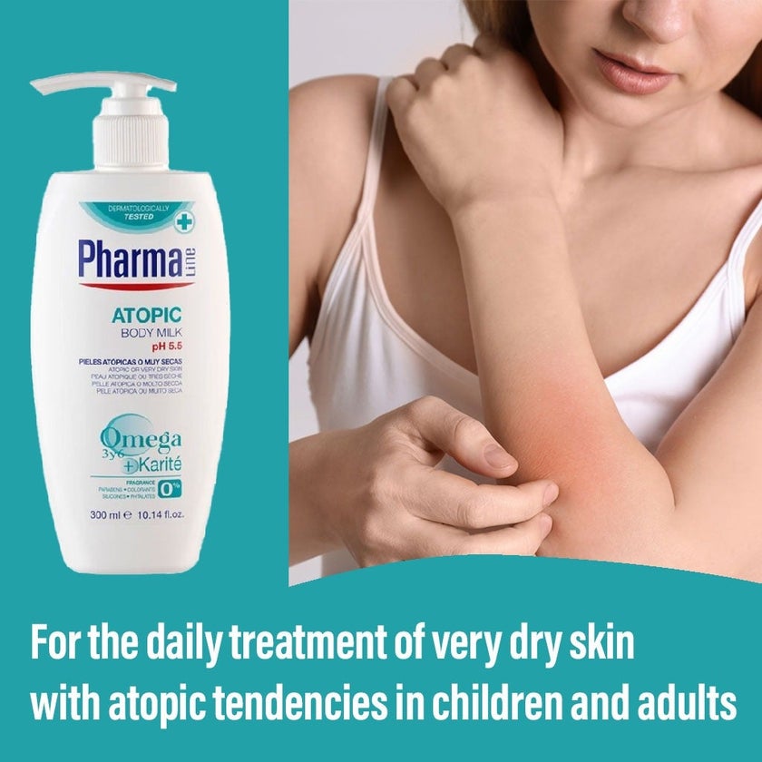 PharmaLine Atopic Body Milk 300ml