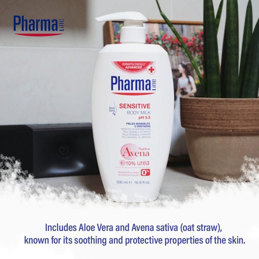 PharmaLine Sensitive Body Milk 500ml