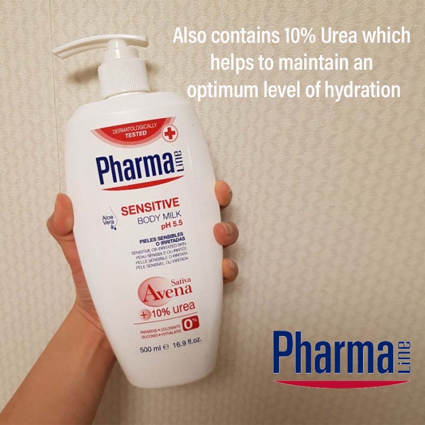 PharmaLine Sensitive Body Milk 500ml