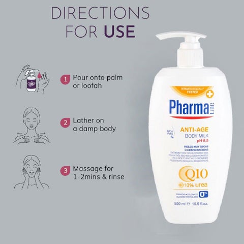 PharmaLine Anti-Age Body Milk 500ml