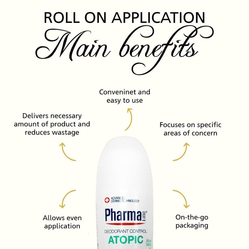 PharmaLine Atopic Deodorant Roll-On 50ml