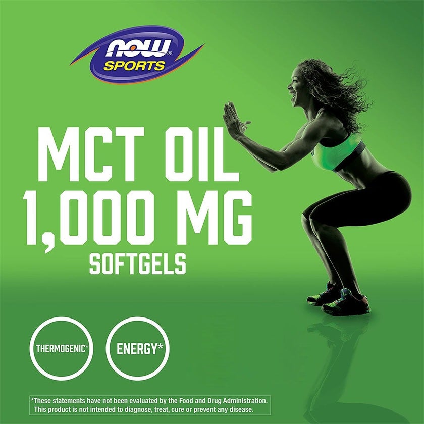 Now Sports MCT Oil 1000mg Softgel For Weight Management, Pack of 150's
