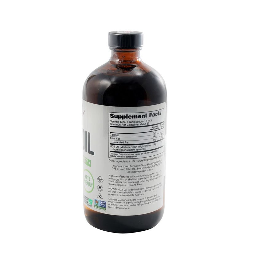 Now Sports MCT Oil Chocolate Mocha 473ml