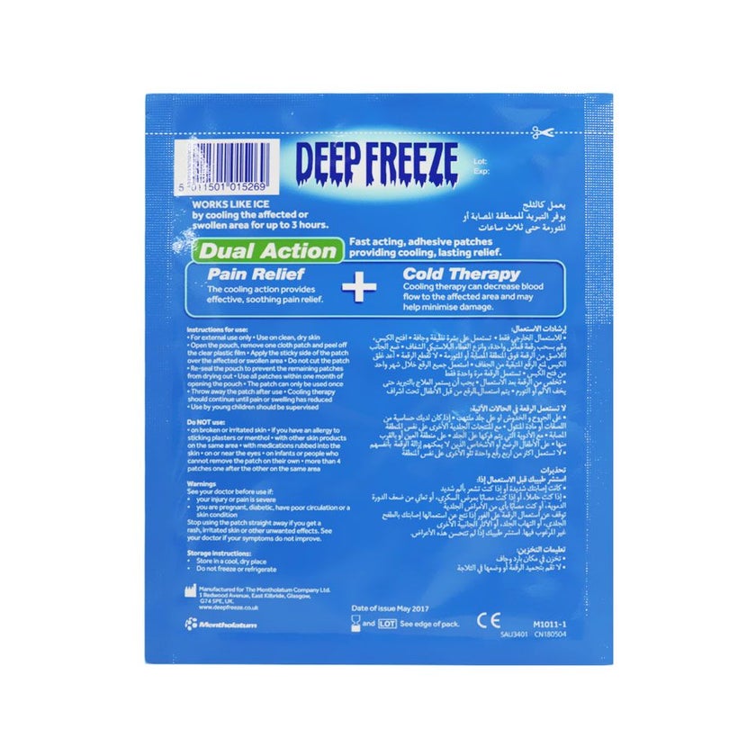 Deep Freeze Pain Relief Cold Patch