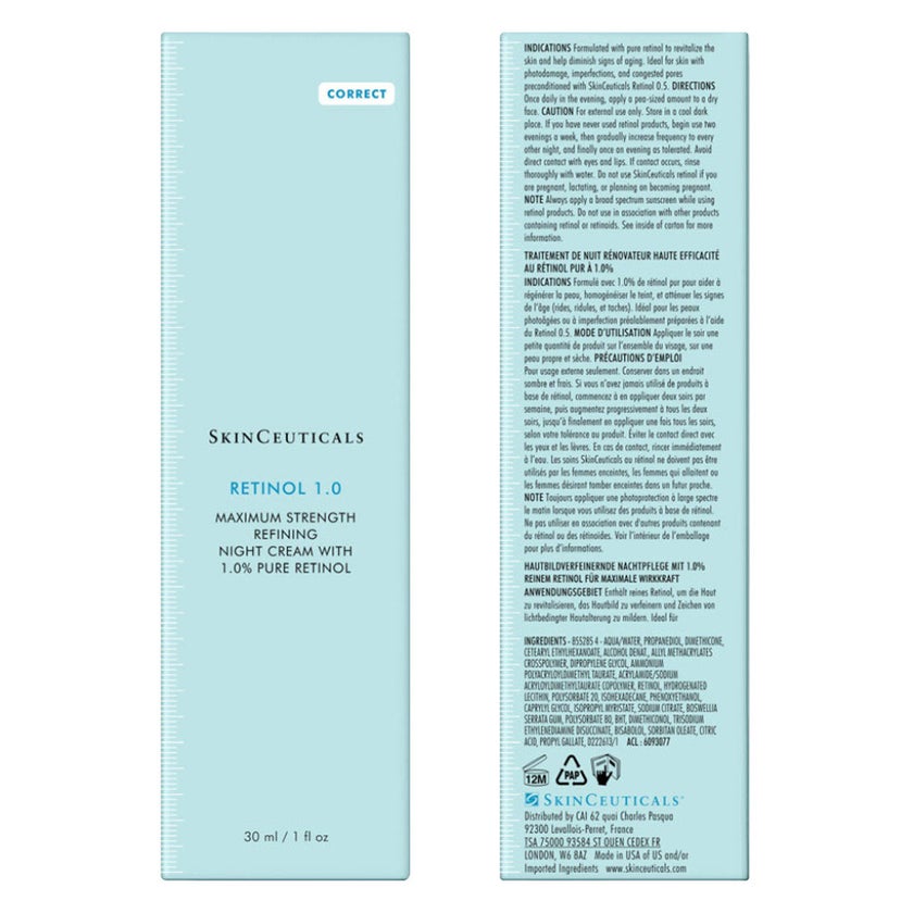 SkinCeuticals 1.0% Retinol Anti-Aging Night Cream - 30ml
