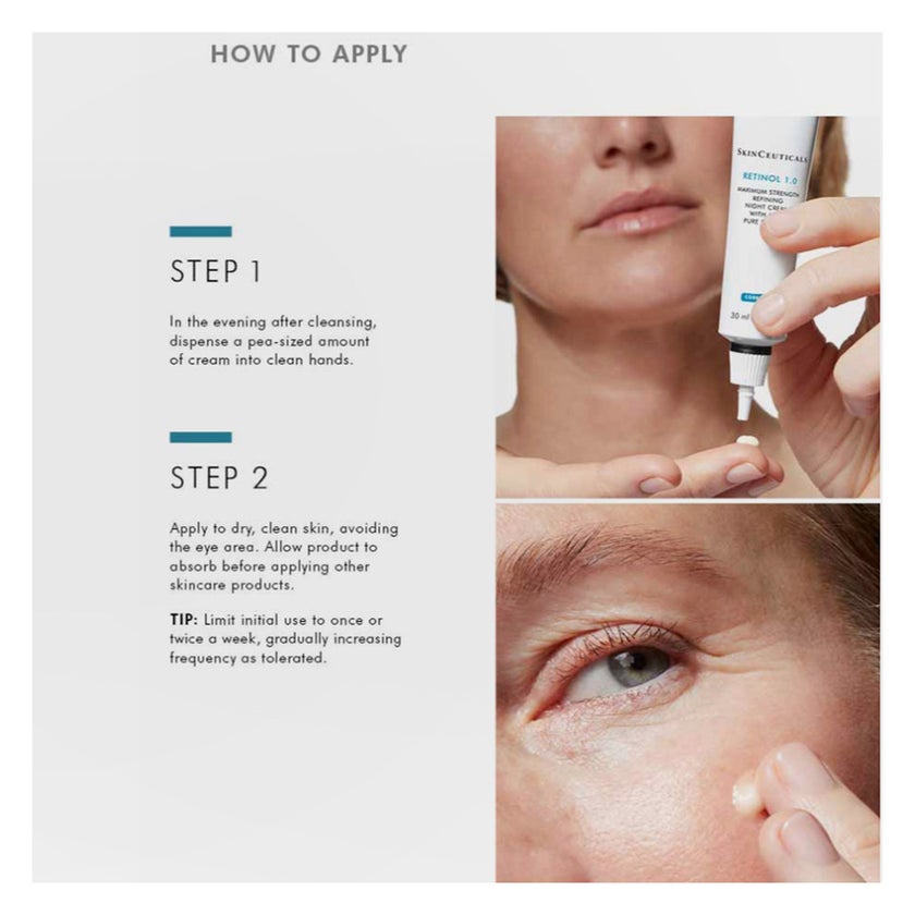 Skinceuticals Retinol 1.0 Refining Night Cream With 1% Pure Retinol 30ml