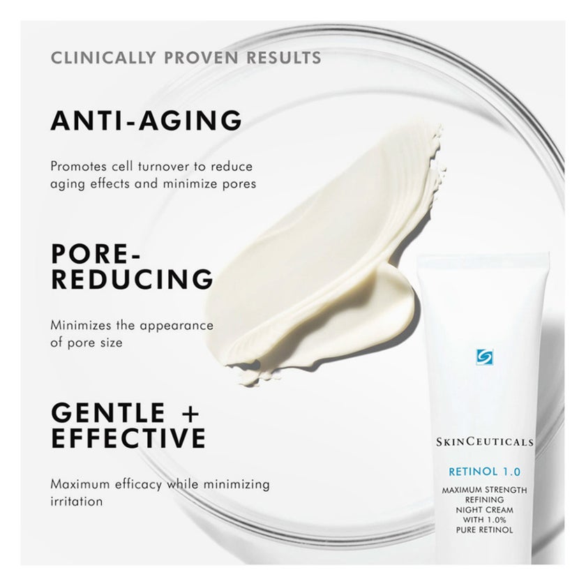 SkinCeuticals 1.0% Retinol Anti-Aging Night Cream - 30ml