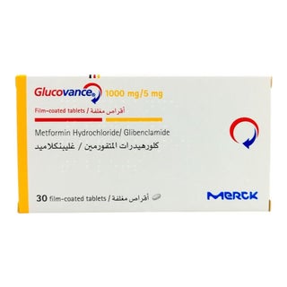 Glucovance 100mg/5mg Tablets, Pack of 30's