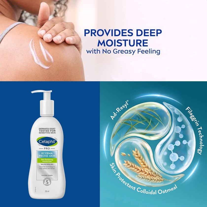 Cetaphil PRO Eczema Prone Skin Restoring Moisturizer 295ml