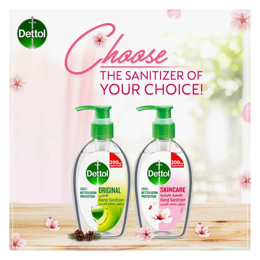 Dettol Skincare Antibacterial Hand Sanitizer 200ml