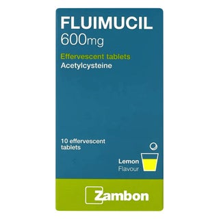 Fluimucil 600mg Effervescennt Tablets, Pack of 10's
