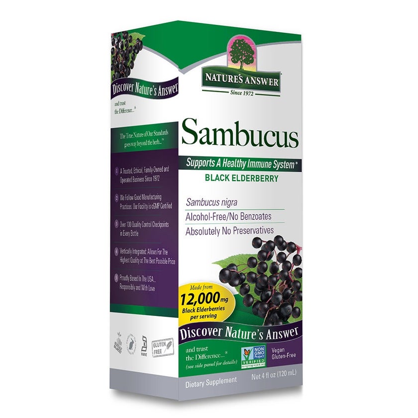 Nature's Answer Sambucus Original Syrup For Immunity 120ml