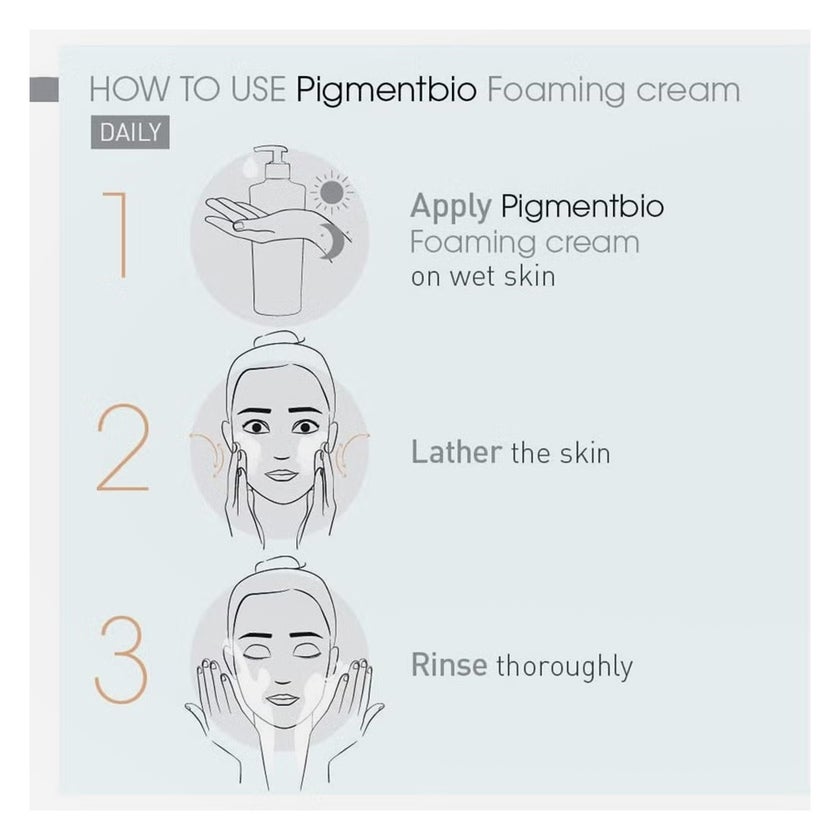 Bioderma Pigmentbio Foaming Cream Brightening Micro Peeling Cleanser 200ml