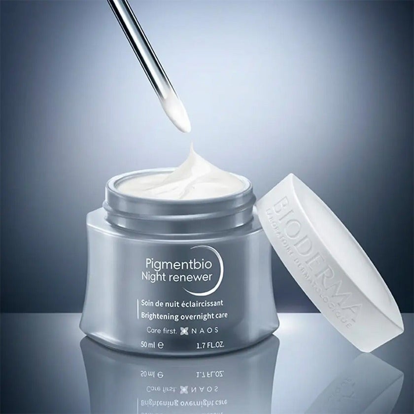 Bioderma Pigmentbio Night Renewer Brightening Overnight Skin Cream For Hyperpigmented Skin 50ml