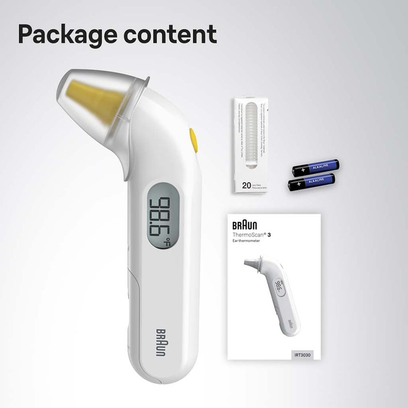 Braun Thermoscan 3 Ear Thermometer IRT3030