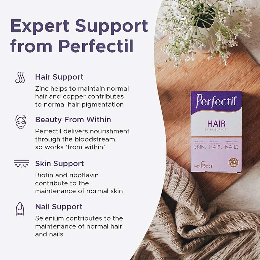 Vitabiotics Perfectil Extra Support Tablets, Pack of 60’s