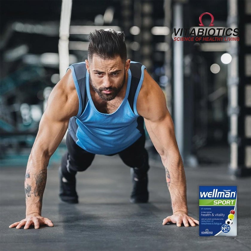 Vitabiotics Wellman Sport Tablets For Men, Pack of 30's