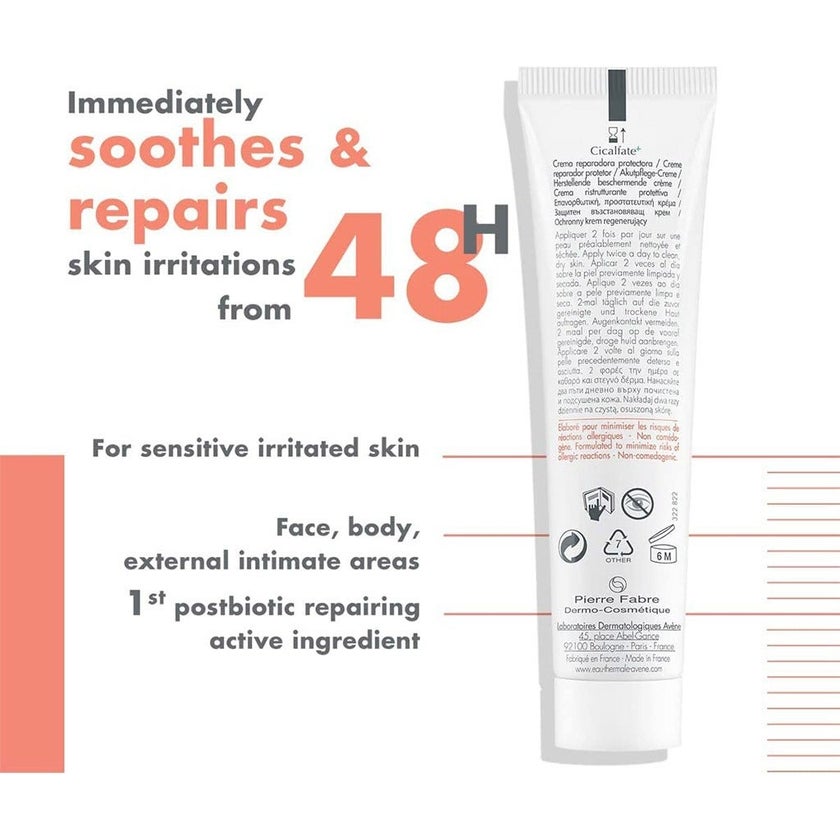 Avene Cicalfate+ Repairing Protective Cream 40ml