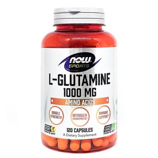 Now Sports L-Glutamine Double Strength 1000mg Veg Capsule, Pack of 120's