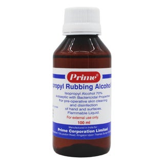 Prime Isopropyl 70% Rubbing Alcohol 100ml 